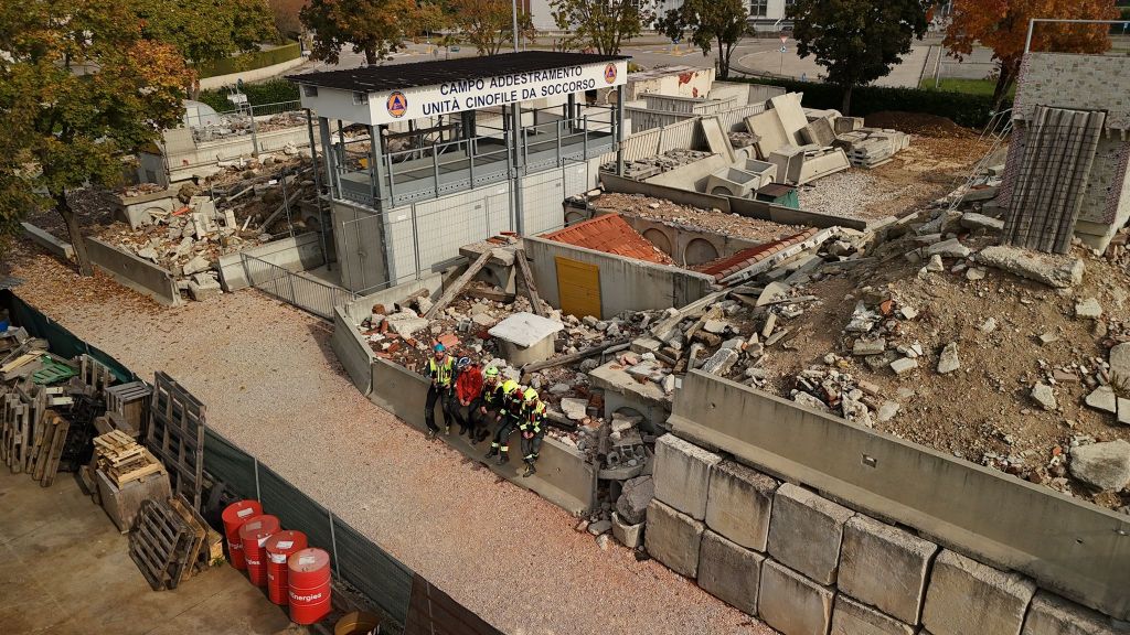 Trening na ruševini Montecchio Maggiore&nbsp;(Italija)